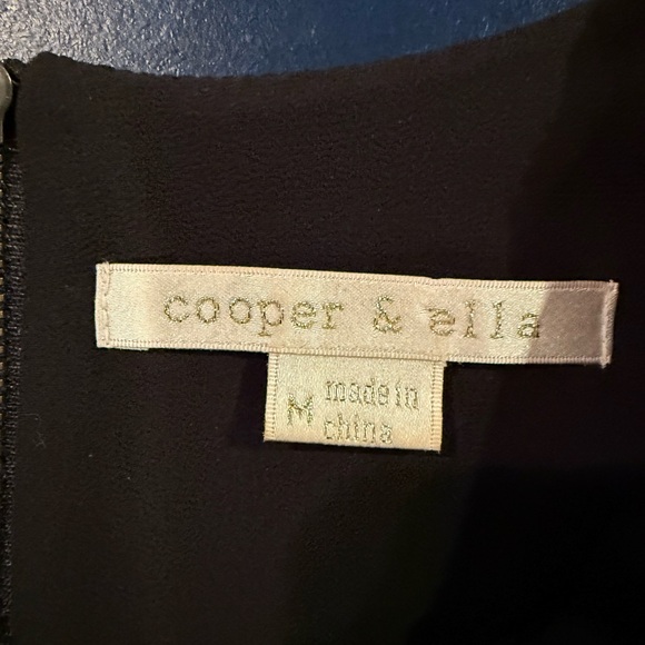 Cooper & Ella Black Sleeveless Tank Blouse w/Embellished Crystal Neckline - Picture 6 of 6